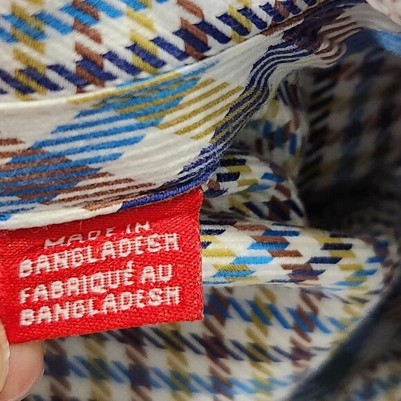 Report Collection Shirt Size XL Button Down 100% Cotton - Picture 8 of 11